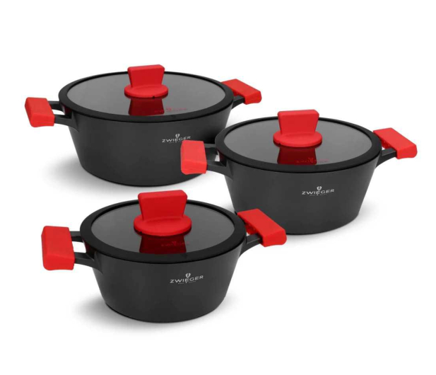 ZWIEGER Obsidian Zestaw garnków 6 el. - 1299441 - zdjęcie 6